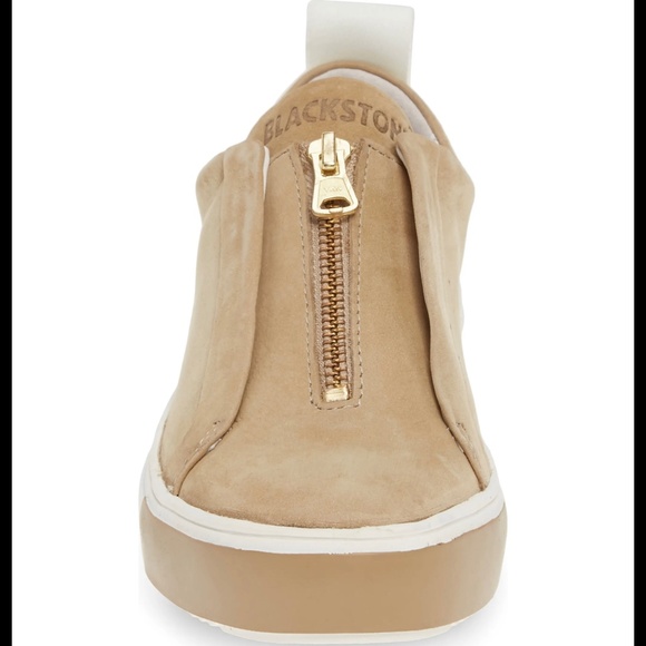 BLACKSTONE RL62 Tan Leather Zip Front Sneaker sz37 - Picture 4 of 15